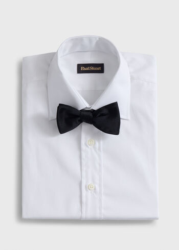 Paul Stuart Banded Satin Formal Bow Tie