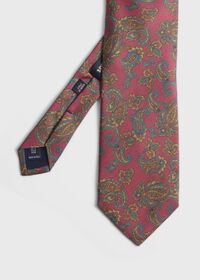 Paul Stuart Silk Paisley Print Tie, thumbnail 1