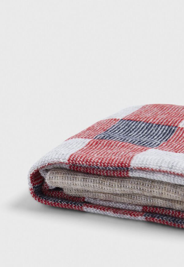Paul Stuart Checkerboard Crew Sock, image 2