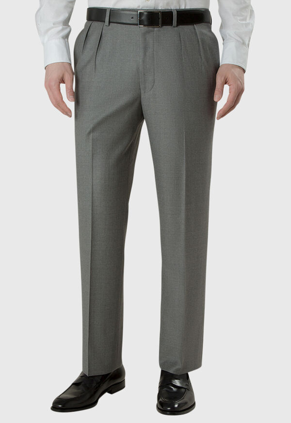 Super 110s Wool Pleated Trouser