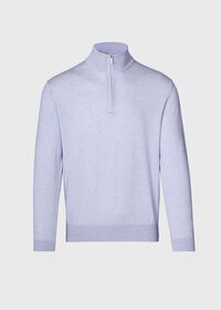 Paul Stuart Cotton & Cashmere Quarter Zip Sweater, thumbnail 1
