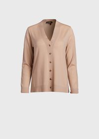 Paul Stuart Lightweight Wool Button Front Cardigan, thumbnail 1
