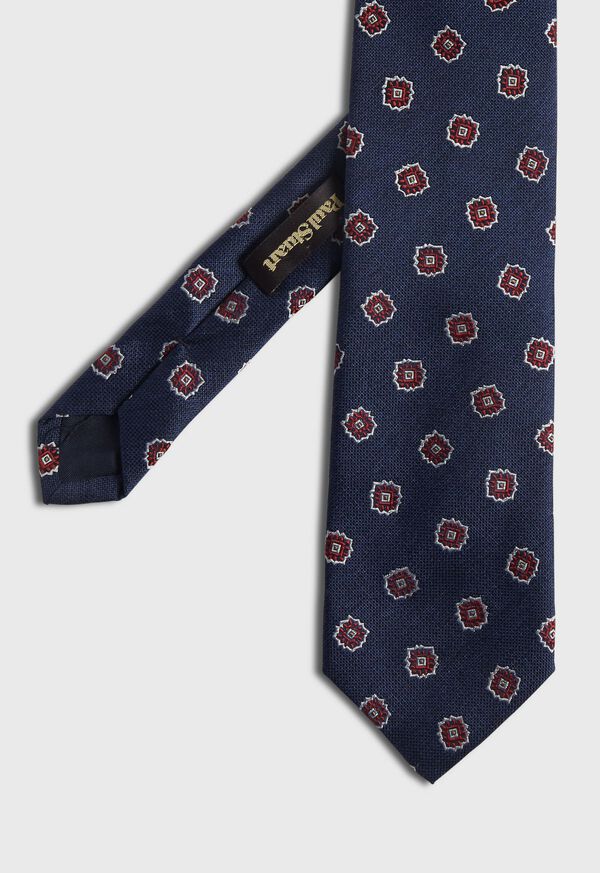 Paul Stuart Woven Silk Tossed Medallion Tie, image 1