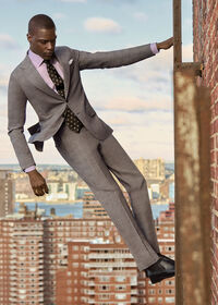 Paul Stuart Plaid Super 130s Wool Suit, thumbnail 2