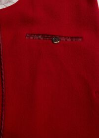 Paul Stuart Red Cashmere Military Jacket, thumbnail 4