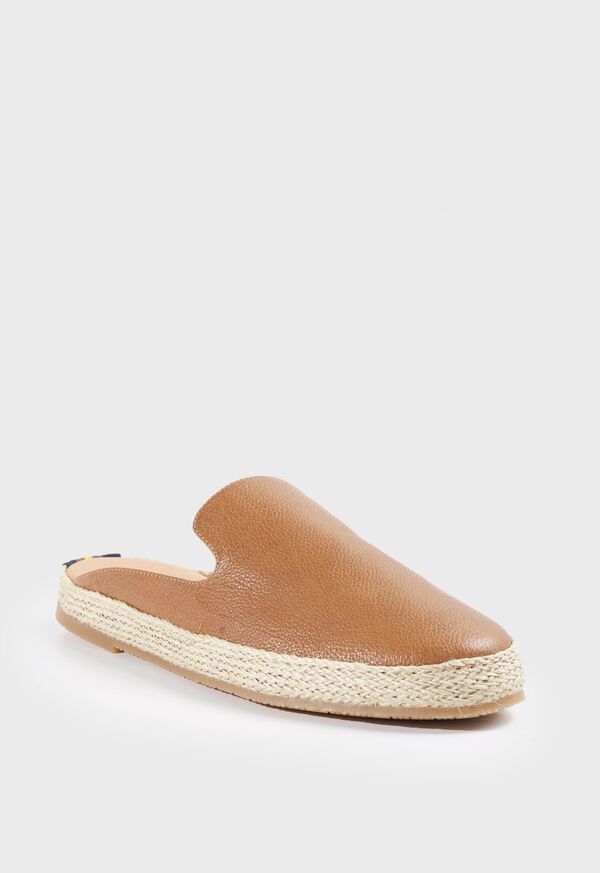 Paul Stuart Miami Leather Espadrille Slide, image 4