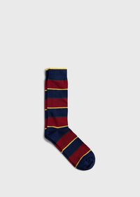 Paul Stuart Cotton Regimental Stripe Sock, thumbnail 1