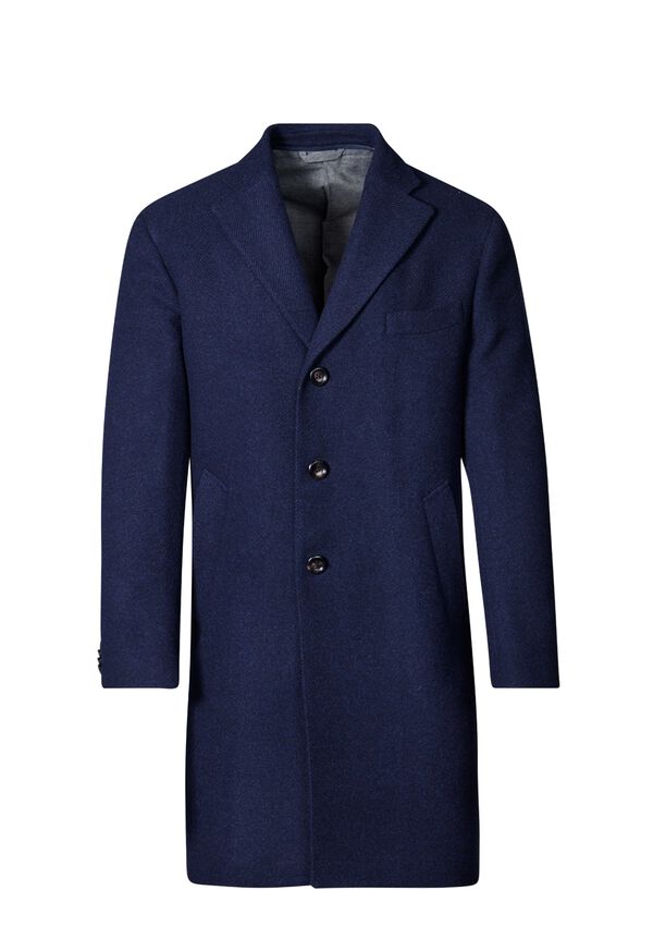 Paul Stuart Navy Wool Overcoat with Gilet, image 6