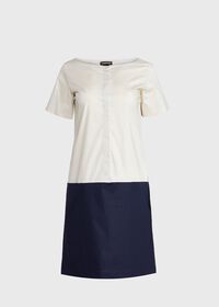 Paul Stuart Poplin Colorblock Dress, thumbnail 1