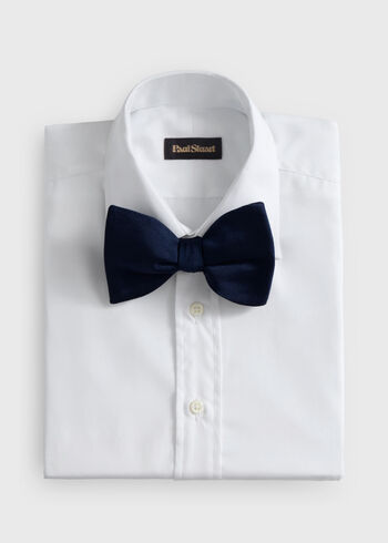Paul Stuart Woven Silk Grosgrain Bowtie
