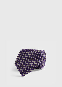Paul Stuart Woven Silk Basketweave Tie, thumbnail 1