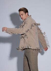 Paul Stuart Suede Fringed Jacket, thumbnail 4