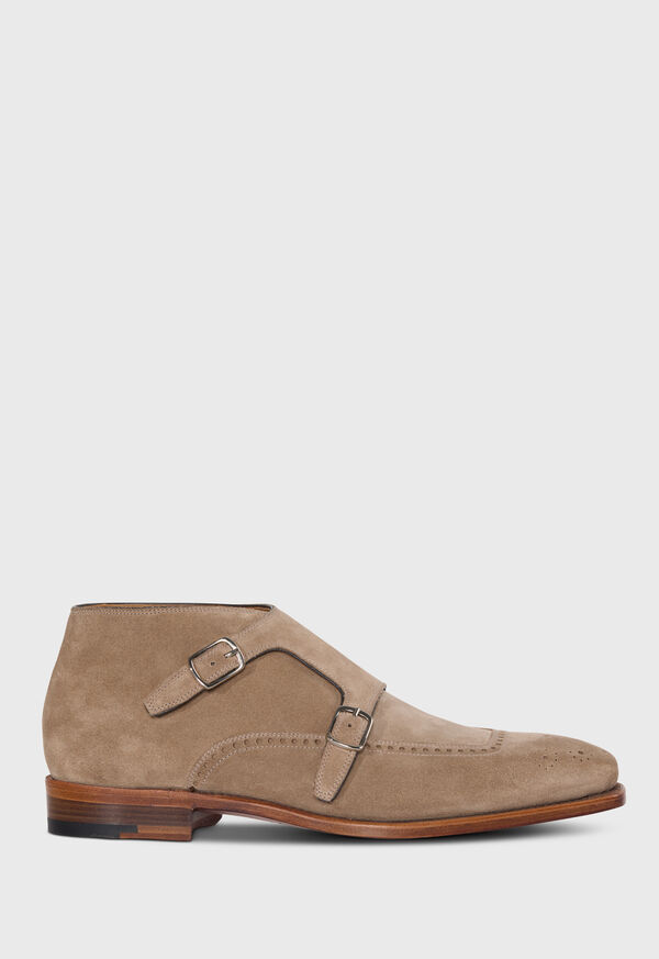 Paul Stuart Sullivan Suede Double Monk Boot, image 1