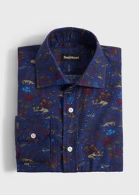 Paul Stuart Tapestry Print Sport Shirt, thumbnail 1