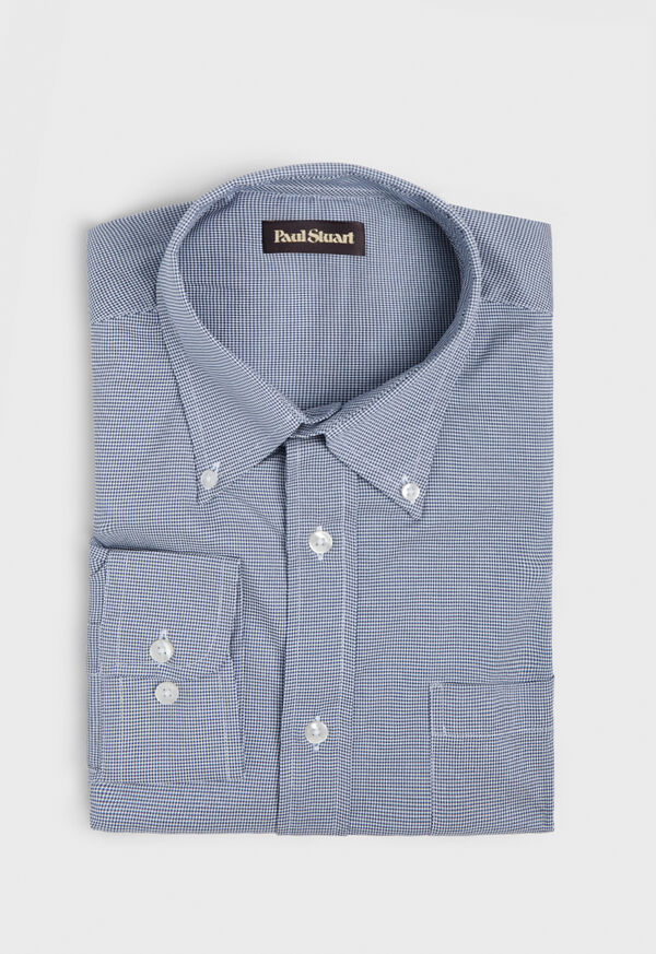 Paul Stuart Houndstooth Performance Sport Shirt, image 1