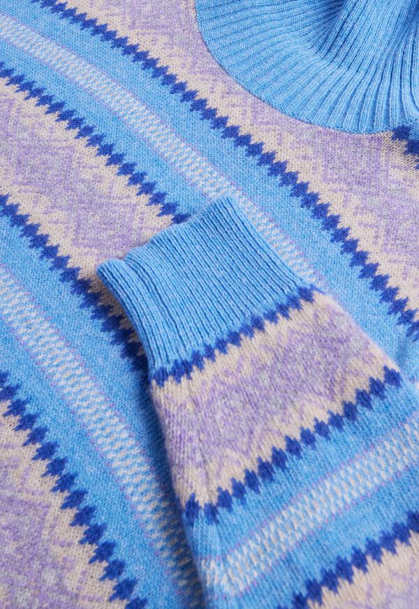 Paul Stuart Fair Isle Wool Turtleneck, image 3