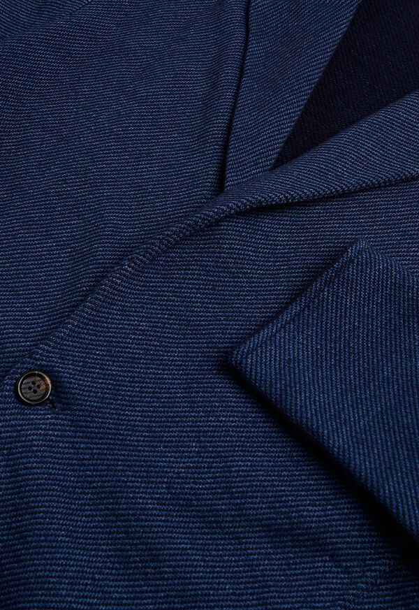 Paul Stuart Blue Twill Linen Jacket, image 3