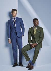 Paul Stuart Because Life Should Be Colorful Wool Suit, thumbnail 2