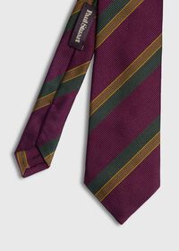 Paul Stuart Tricolor Stripe Tie, thumbnail 1