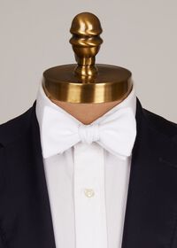 Paul Stuart Pique Cotton Bow Tie, thumbnail 2