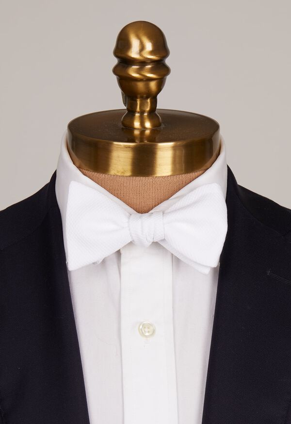 Paul Stuart Pique Cotton Bow Tie, image 2