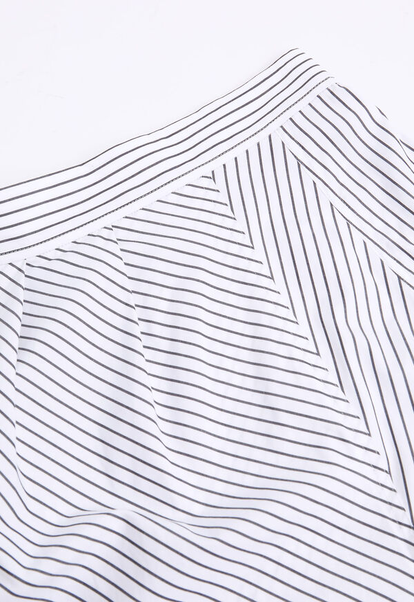 Paul Stuart Asymmetrical Striped Skirt, image 2