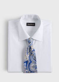Paul Stuart Printed Linen Paisley Tie, thumbnail 3
