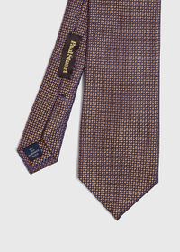 Paul Stuart Two Color Micro Weave Silk Tie, thumbnail 1