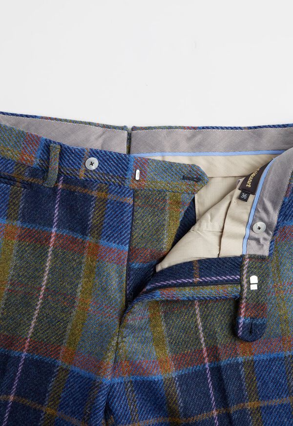 Paul Stuart Blue Plaid Pant, image 2