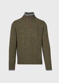 Paul Stuart Marled Quarter Zip Sweater, thumbnail 2