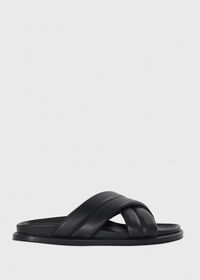 Paul Stuart Porto Leather Crossover Slide, thumbnail 1