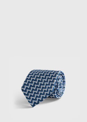 Paul Stuart Woven Silk Basketweave Tie