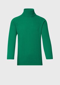 Paul Stuart Ribbed Cashmere Turtleneck Sweater, thumbnail 1