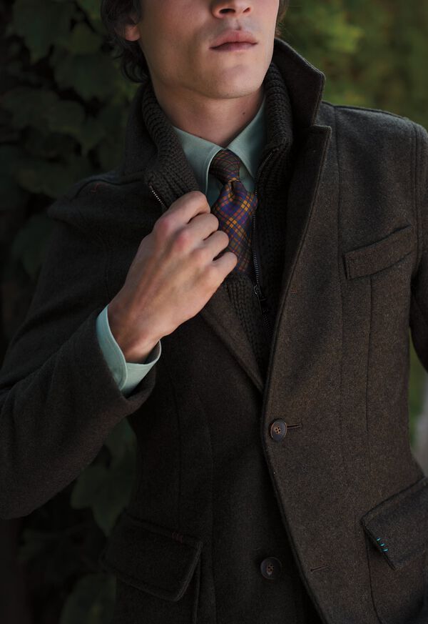 Paul Stuart Loden Wool Jacket with Gilet Look, image 1