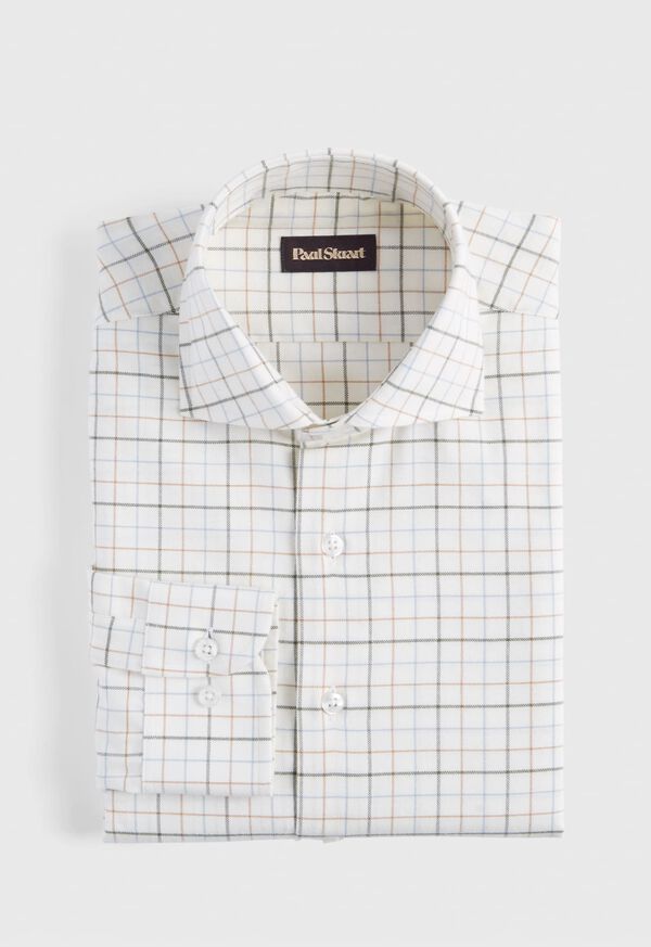 Paul Stuart Three Color Tattersall Sport Shirt, image 1