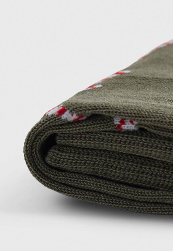 Paul Stuart Candy Cane Motif Sock, image 2