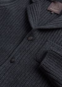 Paul Stuart Wool Ribbed Knit Jacket, thumbnail 4