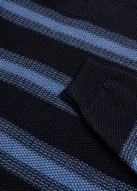 Paul Stuart Linen Mélange Stripe Crewneck Sweater, thumbnail 2