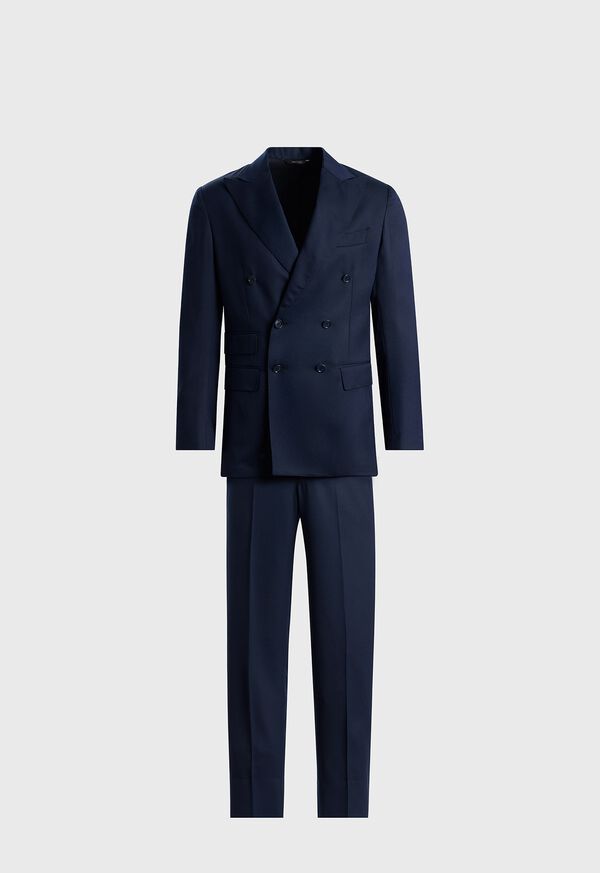 Paul Stuart Wool Twill Double Breasted Suit, image 1