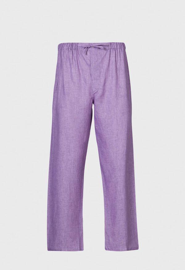Paul Stuart Linen Stand Collar Pajama, image 3