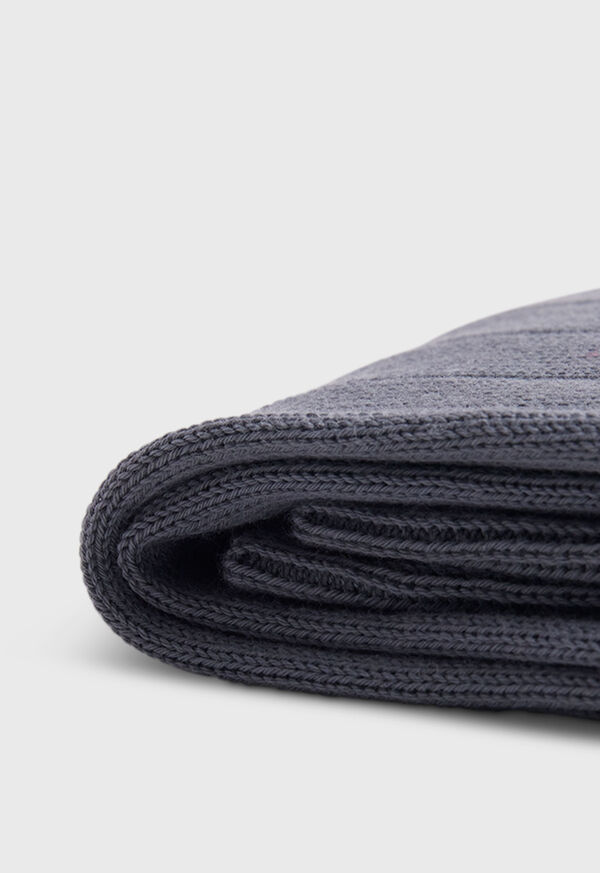 Paul Stuart Pima Cotton Wide Rib Sock, image 2