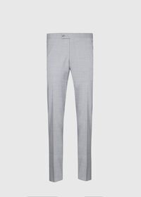 Paul Stuart Light Grey Mini Houndstooth Wool Blend suit, thumbnail 5