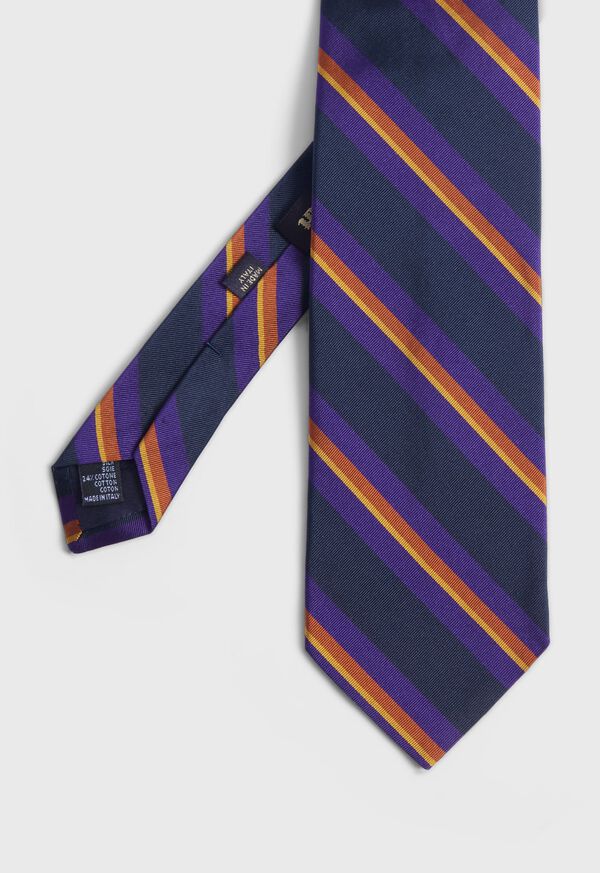 Paul Stuart Silk Mogador Stripe Tie, image 1