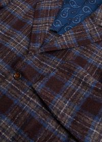 Paul Stuart Burgundy Plaid Blazer, thumbnail 2