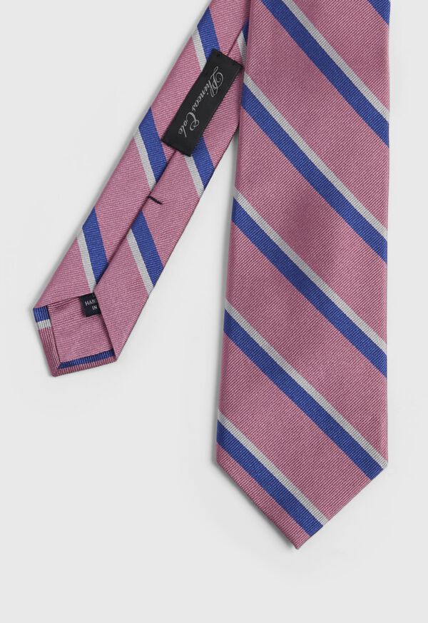 Paul Stuart Silk Regimental Stripe Skinny Tie, image 2