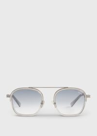 Paul Stuart Zegna Shiny Metal with Gradient Smoke Lens, thumbnail 1