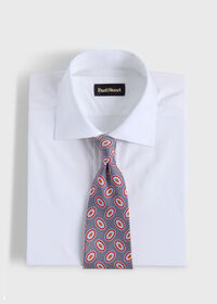 Paul Stuart Printed Silk Tossed Oval Tie, thumbnail 2