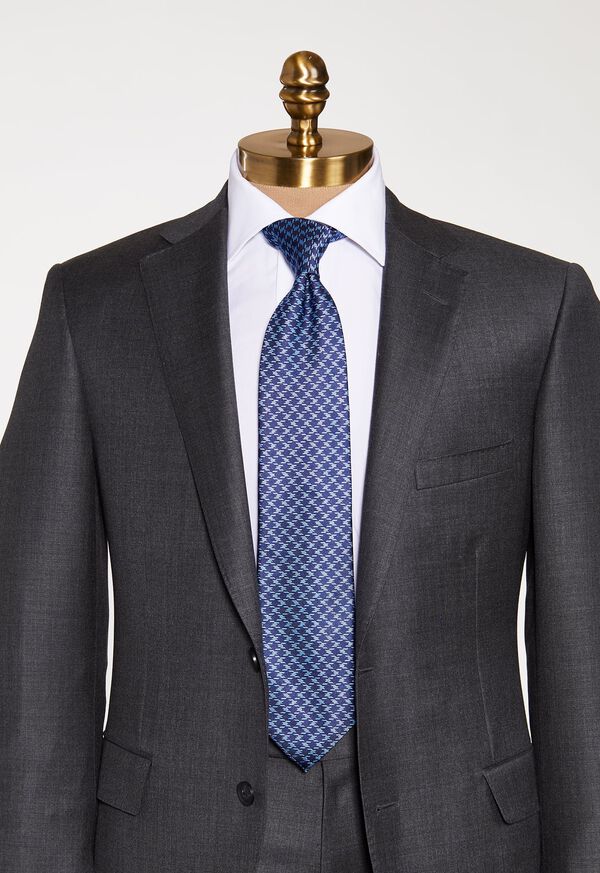 Paul Stuart Two Color Check Tie, image 2