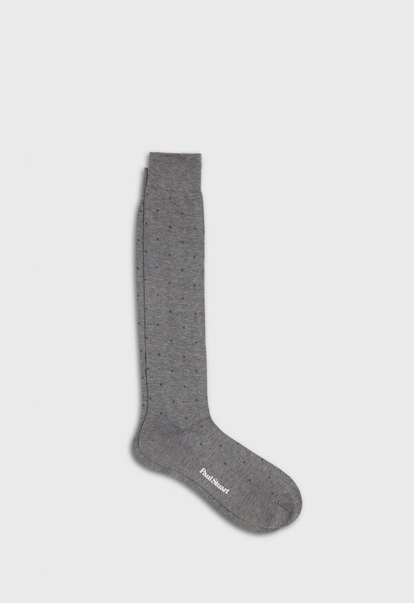 Paul Stuart Cotton Blend Neat Motif Sock, image 1
