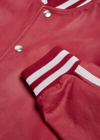 Paul Stuart Crimson Bomber Jacket, thumbnail 2